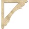 Ekena Millwork Olympic Craftsman Rough Sawn Bracket w/ Offset Brace, Douglas Fir, 6"W x 40"D x 44"H BKT0604X40X44OLY04RDF - alternate 3